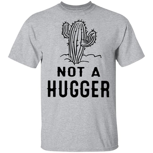 Not A Hugger CactusT Shirt Tee White Boutique Funny Cactus Shirts Not A Hugger CactusT Shirt Tee White Boutique Funny Cactus Shirts