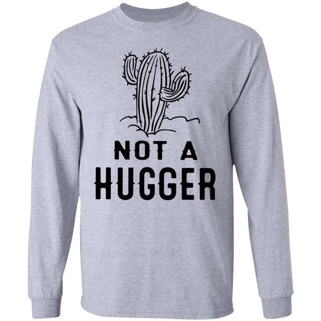 Not A Hugger CactusT Shirt Tee White Boutique Funny Cactus Shirts Not A Hugger CactusT Shirt Tee White Boutique Funny Cactus Shirts