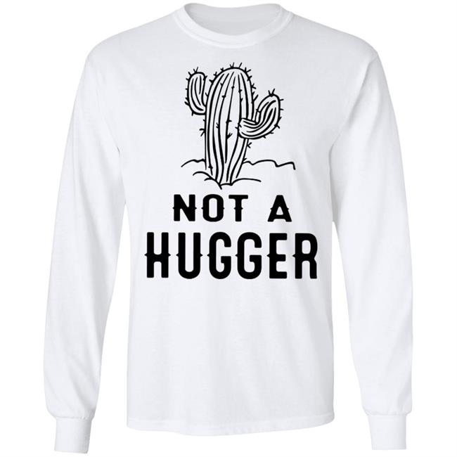 Not A Hugger CactusT Shirt Tee White Boutique Funny Cactus Shirts Not A Hugger CactusT Shirt Tee White Boutique Funny Cactus Shirts