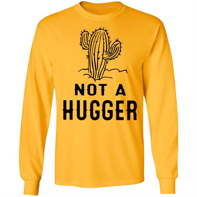 Not A Hugger CactusT Shirt Tee White Boutique Funny Cactus Shirts Not A Hugger CactusT Shirt Tee White Boutique Funny Cactus Shirts