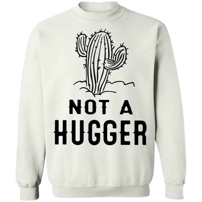 Not A Hugger CactusT Shirt Tee White Boutique Funny Cactus Shirts Not A Hugger CactusT Shirt Tee White Boutique Funny Cactus Shirts