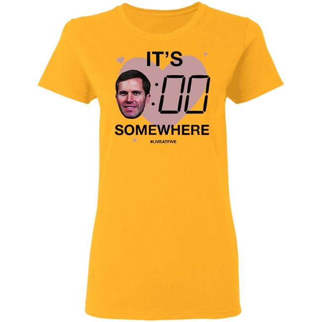 Its Andy OClock Shirt It's Andy O'Clock Somewhere Live At Five White Tee Shirts Its Andy OClock Shirt It's Andy O'Clock Somewhere Live At Five White Tee Shirts