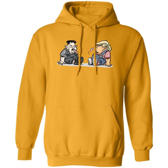 Trump Kim Jong Un Funny Cute White Tee Shirts Trump Kim Jong Un Funny Cute White Tee Shirts