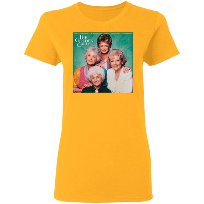 Golden Girls 'Stay Golden' Shirt from Old Navy White Tee Shirts Golden Girls 'Stay Golden' Shirt from Old Navy White Tee Shirts