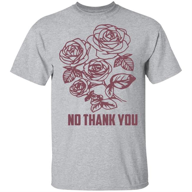 No Thank You Pink Flower Tee Shirts No Thank You Pink Flower Tee Shirts