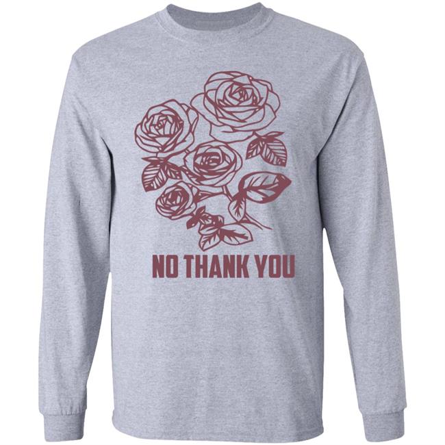 No Thank You Pink Flower Tee Shirts No Thank You Pink Flower Tee Shirts