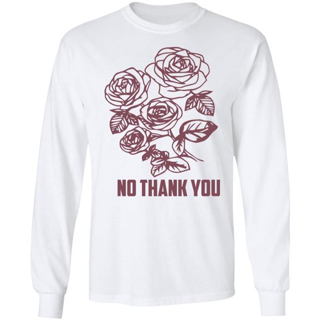 No Thank You Pink Flower Tee Shirts No Thank You Pink Flower Tee Shirts