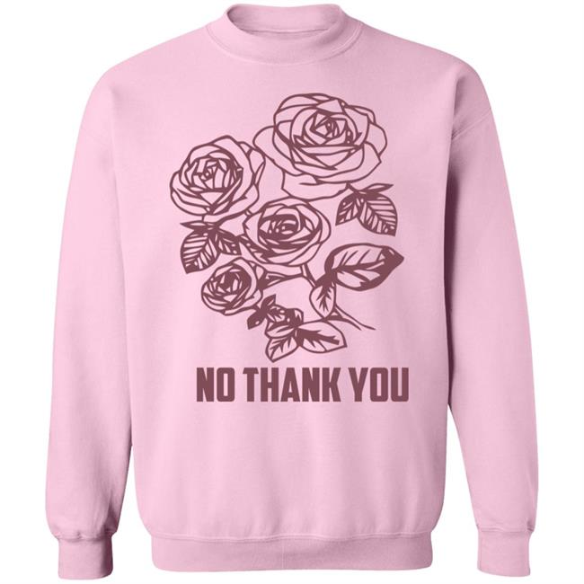No Thank You Pink Flower Tee Shirts No Thank You Pink Flower Tee Shirts