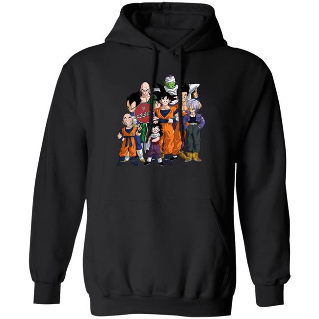 Dragon Ball Z By Accelerator16 Hoodie Characters Photo Dragon Ball Black Hooded Sweatshirt