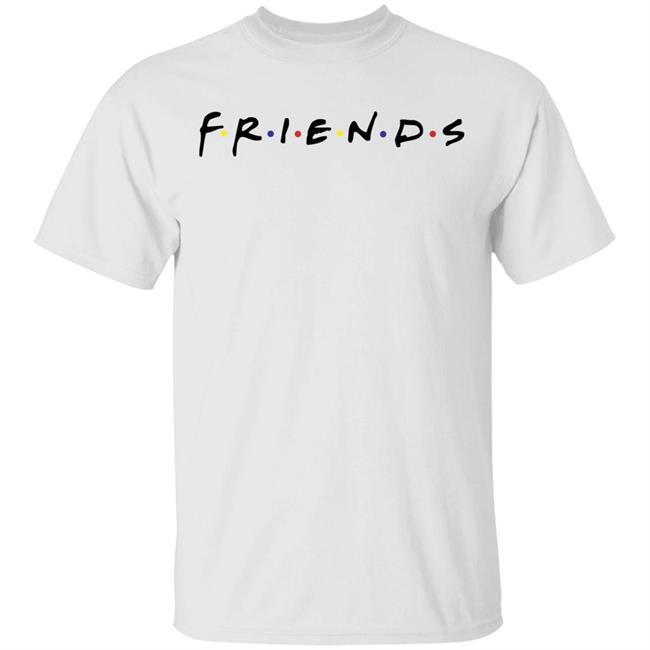 Popfunk Friends TV Show Logo White T Shirt
