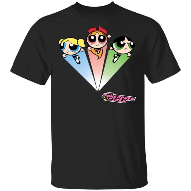 Fifth Sun The Powerpuff Girls Girls' Superhero Shapes T-Shirt