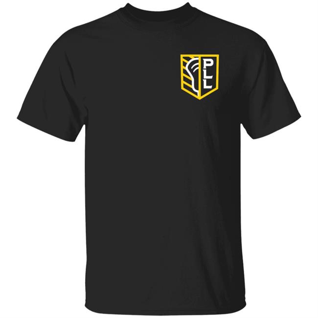 PLL Shield Triblend Premier Lacrosse League T Shirt Premier Lacrosse League T Shirts PLL Shield Triblend T Shirt