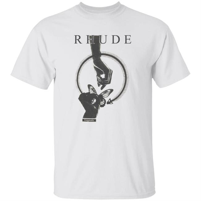 Passing Butterfly RHUDE T Shirt RHUDE Merch RHUDE T Shirts Passing Butterfly T Shirt