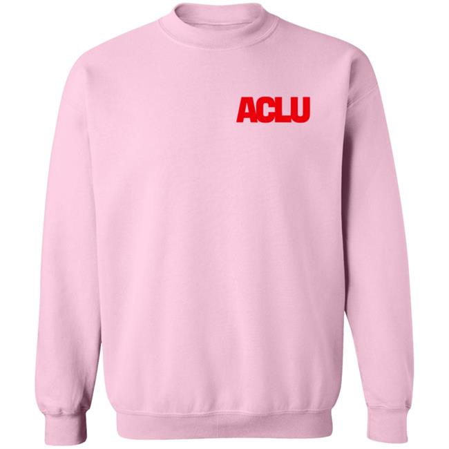 ACLU Sweatshirt CLCU Merch ACLU Stitched Logo Sweatshirt T Shirt