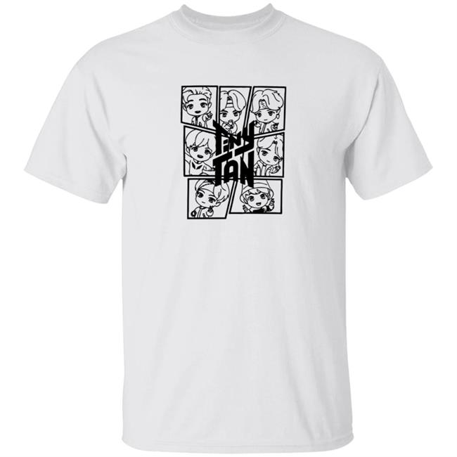 BTS TinyTan Tiny Tan Mic Drop Tee Shirt