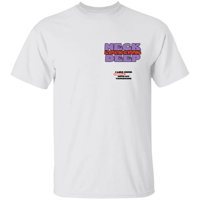 Neck Deep Merch High Tangerine Shirt