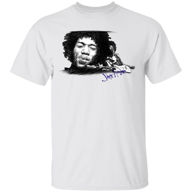 Jimi Hendrix T Shirt Jimi Hendrix Smoking 1942 - 1970 Shirt