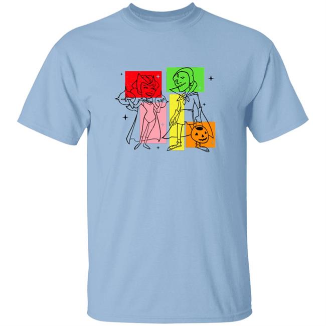 Marvel WandaVision Wanda And Vision 50s T Shirt Marvel WandaVision Wanda And Vision 50s T Shirt