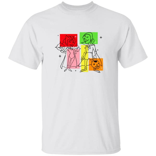 Marvel WandaVision Wanda And Vision 50s T Shirt
