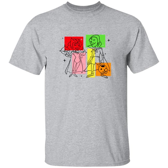 Marvel WandaVision Wanda And Vision 50s T Shirt Marvel WandaVision Wanda And Vision 50s T Shirt