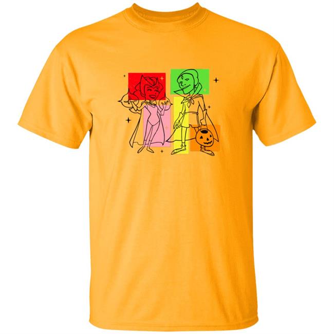 Marvel WandaVision Wanda And Vision 50s T Shirt Marvel WandaVision Wanda And Vision 50s T Shirt