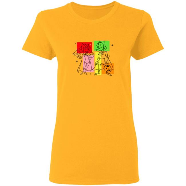 Marvel WandaVision Wanda And Vision 50s T Shirt Marvel WandaVision Wanda And Vision 50s T Shirt