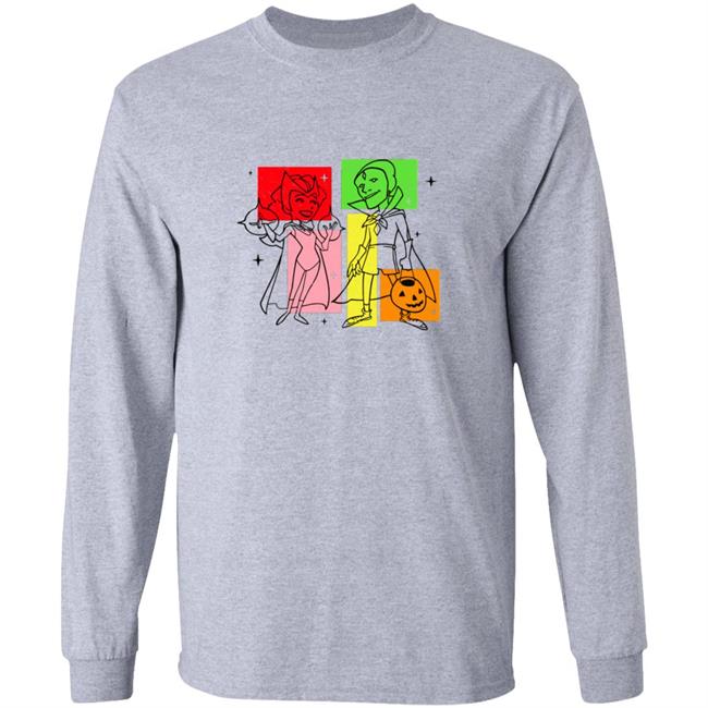 Marvel WandaVision Wanda And Vision 50s T Shirt Marvel WandaVision Wanda And Vision 50s T Shirt