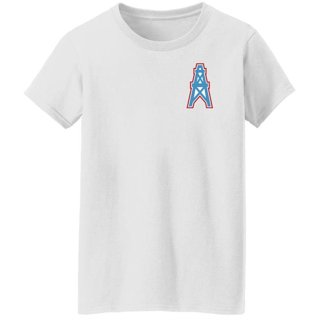 Ryan Tannehill Houston Tower Oilers Long Sleeve T Shirt Houston Oilers Logo Shirt Ryan Tannehill Houston Tower Oilers Long Sleeve T Shirt Houston Oilers Logo Shirt