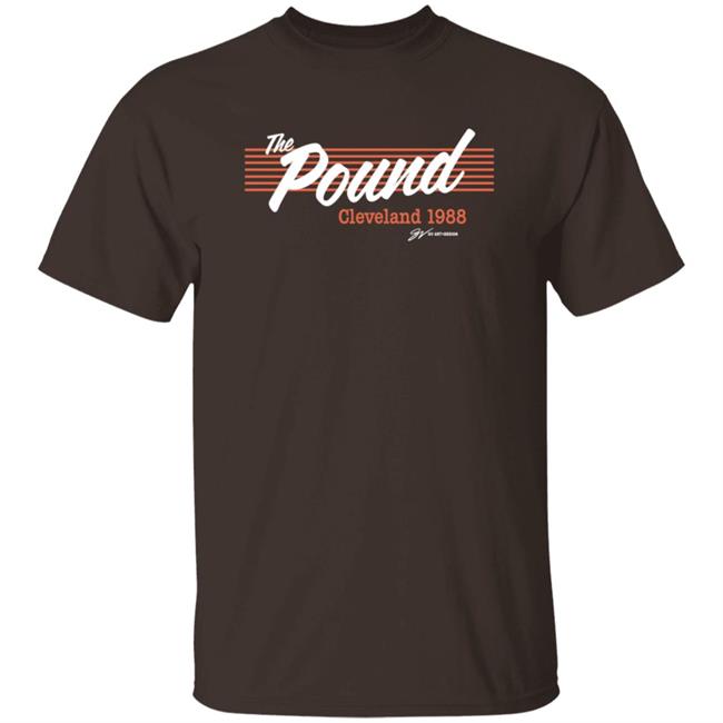 Gvartwork The Pound Cleveland Football T Shirt of GV Art Work