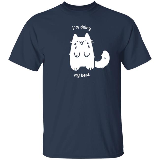 Crowlines I'm Doing My Best Crying Cat T Shirt
