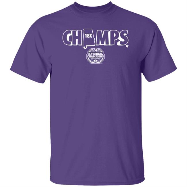 BreakingT Shirts 18X Champs T Shirt BreakingT Shirts 18X Champs T Shirt
