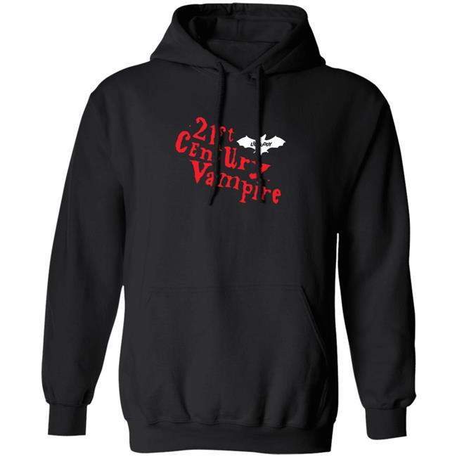 Lilhuddy Merch Lilhuddy 21St Century Vampire Hoodie