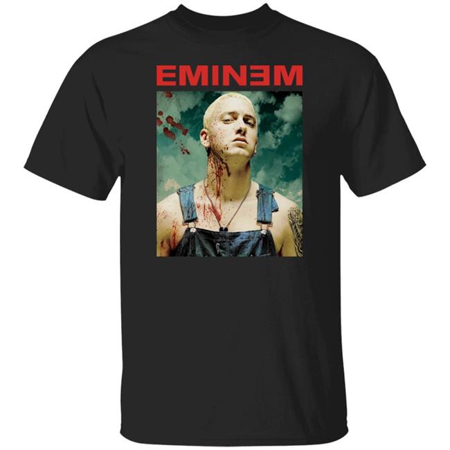Eminem Merch Bloody Chainsaw T Shirt