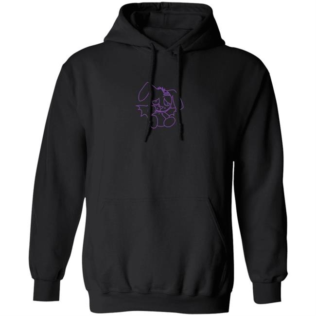 Punx N Kisses Purple Crying Punx Pup Hoodie