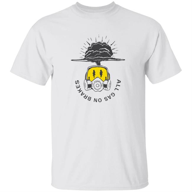 All Gas No Brakes Merch Smiley Mask Tee Shirt