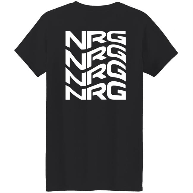 Nrg Merch NRG Flow Logo Black Tee Shirt Nrg Merch NRG Flow Logo Black Tee Shirt