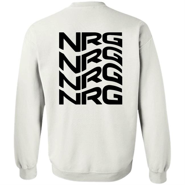 Nrg Merch NRG Flow Logo White Tee Shirt Nrg Merch NRG Flow Logo White Tee Shirt