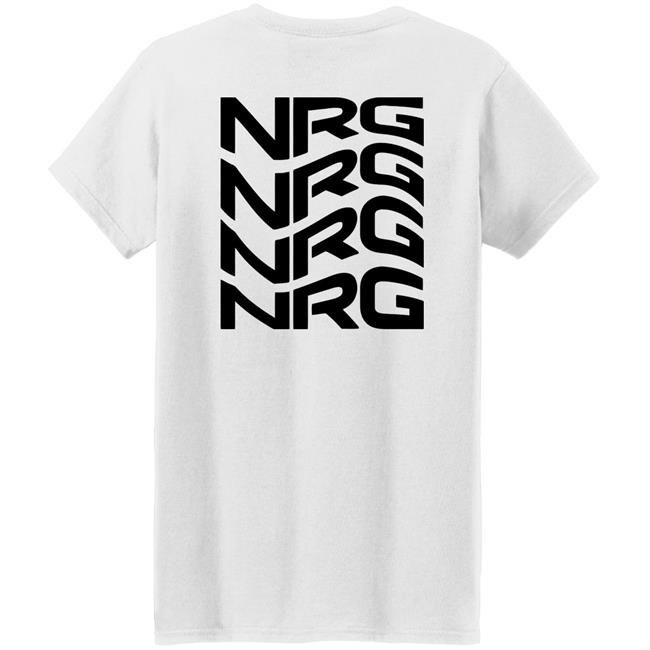 Nrg Merch NRG Flow Logo White Tee Shirt Nrg Merch NRG Flow Logo White Tee Shirt