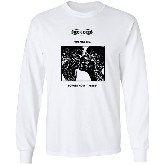 Neck Deep Merch Kiss Me Shirt Neck Deep Merch Kiss Me Shirt