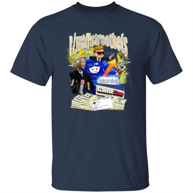 PizzaSlime's The R Wallstreetbets T Shirt PizzaSlime's The R Wallstreetbets T Shirt