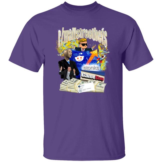 PizzaSlime's The R Wallstreetbets T Shirt PizzaSlime's The R Wallstreetbets T Shirt