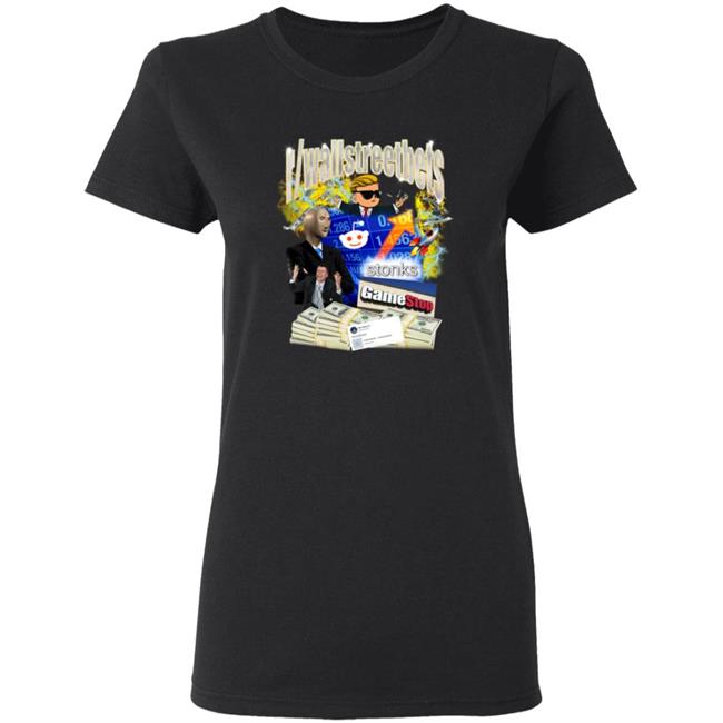 PizzaSlime's The R Wallstreetbets T Shirt PizzaSlime's The R Wallstreetbets T Shirt