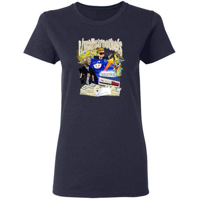 PizzaSlime's The R Wallstreetbets T Shirt PizzaSlime's The R Wallstreetbets T Shirt
