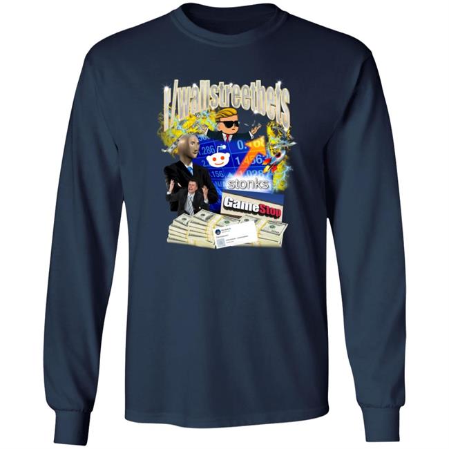 PizzaSlime's The R Wallstreetbets T Shirt PizzaSlime's The R Wallstreetbets T Shirt