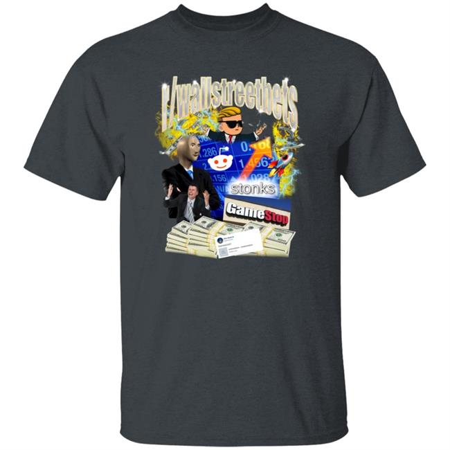 PizzaSlime's The R Wallstreetbets T Shirt PizzaSlime's The R Wallstreetbets T Shirt