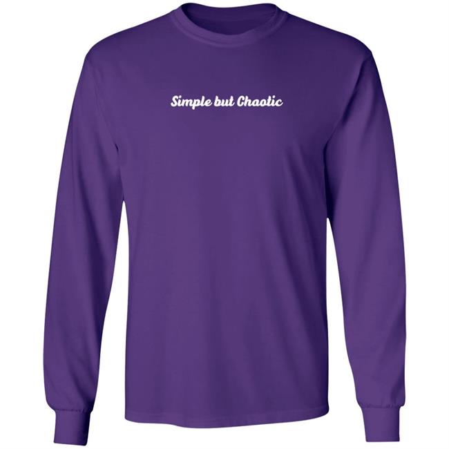 Fanjoy Merch Alex Warren Simple But Chaotic Hoodie Fanjoy Merch Alex Warren Simple But Chaotic Hoodie