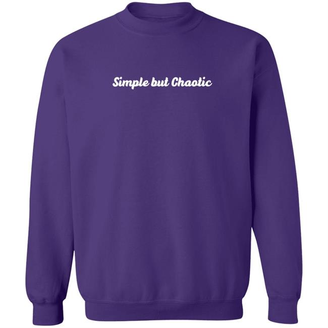 Fanjoy Merch Alex Warren Simple But Chaotic Hoodie Fanjoy Merch Alex Warren Simple But Chaotic Hoodie