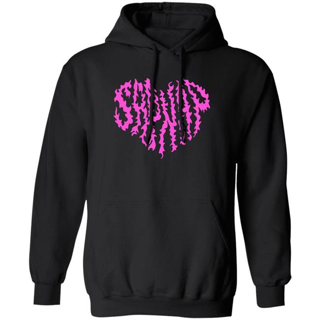 Sapnap Merch Sapnap Valentine’s Flame Name Heart Pullover Hoodie