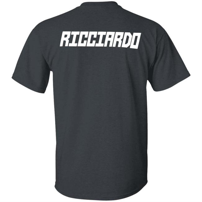Daniel Ricciardo Merch Race Service X Dr White Logo Tee Shirt Daniel Ricciardo Merch Race Service X Dr White Logo Tee Shirt