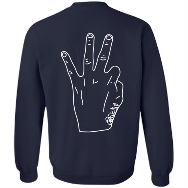 Daniel Ricciardo Merch RIC3 White Logo Hand Hoodie Sweatshirt Daniel Ricciardo Merch RIC3 White Logo Hand Hoodie Sweatshirt